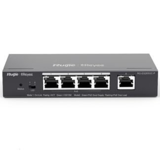 Switch PoE Gestionable 4 Puertos PoE RJ45 + 1 Uplink RJ45 - Reyee