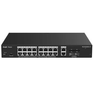 Switch PoE Gestionable 16 PoE 802.3af/at + 2 SFP + 2 Uplink RJ45 - Reyee