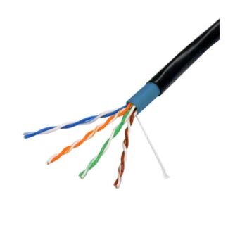 Cable Cat6 Utp Cca Negro para Exterior 305 M