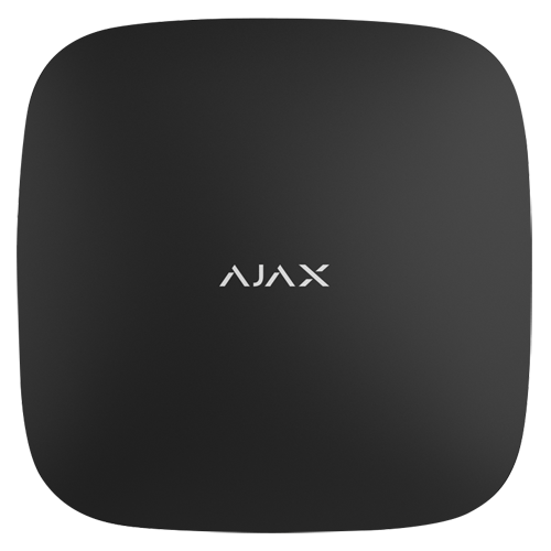 Ajax Central de alarma profesional, Grado 2 AJ-HUB2PLUS-B negro