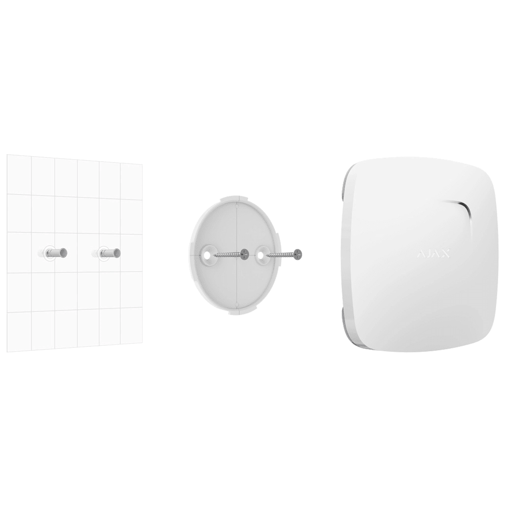 Ajax Detector de humo y CO AJ-FIREPROTECTPLUS-W