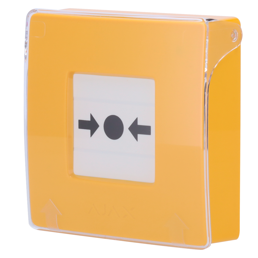 Ajax Botón manual de alarma de incendio amarillo AJ-MANUALCALLPOINT-YELLOW