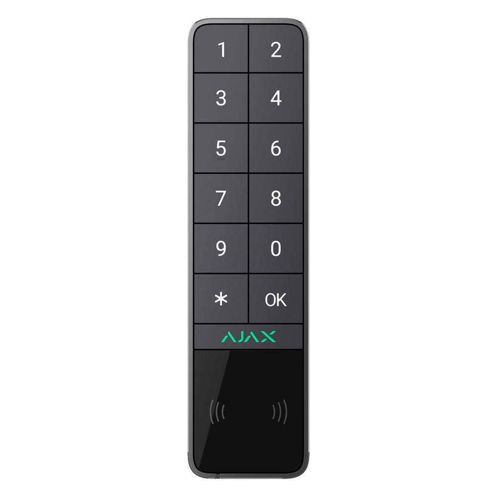 Ajax Teclado para exterior IP66/IK08 con lector RFID AJ-KEYPADOUTDOOR-GRA
