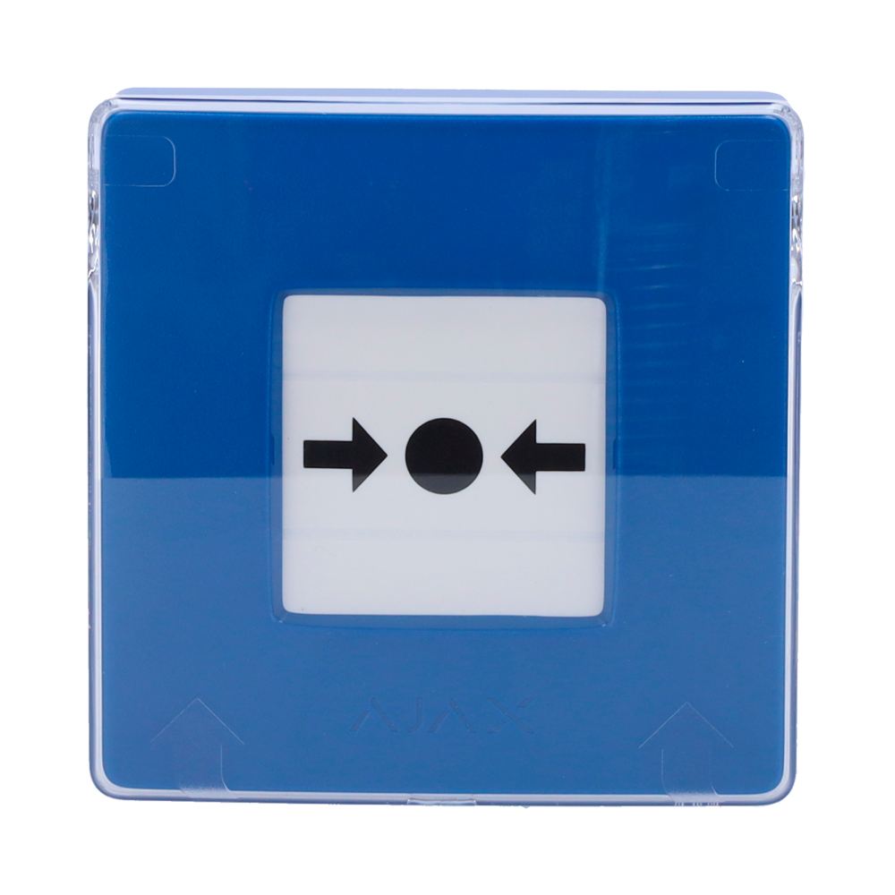 Ajax Botón manual de alarma de incendio azul AJ-MANUALCALLPOINT-BLUE