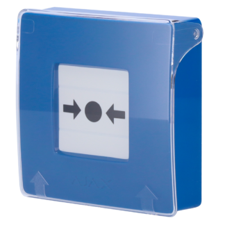 Ajax Botón manual de alarma de incendio azul AJ-MANUALCALLPOINT-BLUE