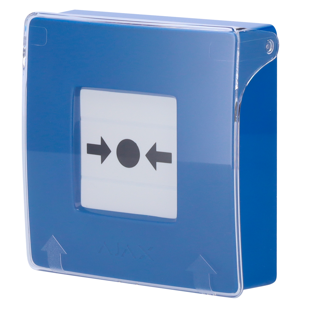 Ajax Botón manual de alarma de incendio azul AJ-MANUALCALLPOINT-BLUE