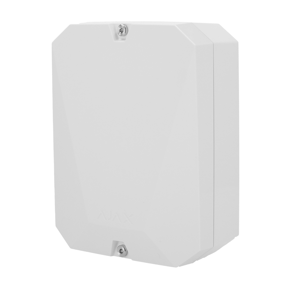 Ajax Expansor vía radio, Certificado NFA2P y Grado 2 AJ-MULTITRANSMITTER-3EOL-W-NF blanco