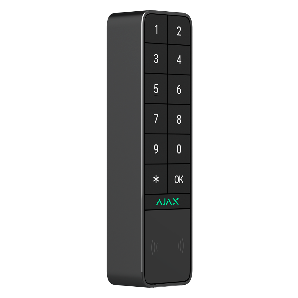 Ajax Teclado para exterior IP66/IK08 con lector RFID AJ-KEYPADOUTDOOR-B blanco