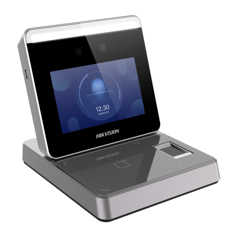 Hikvision Lector de tarjetas, huellas y caras DS-K1F600U-D6E-F