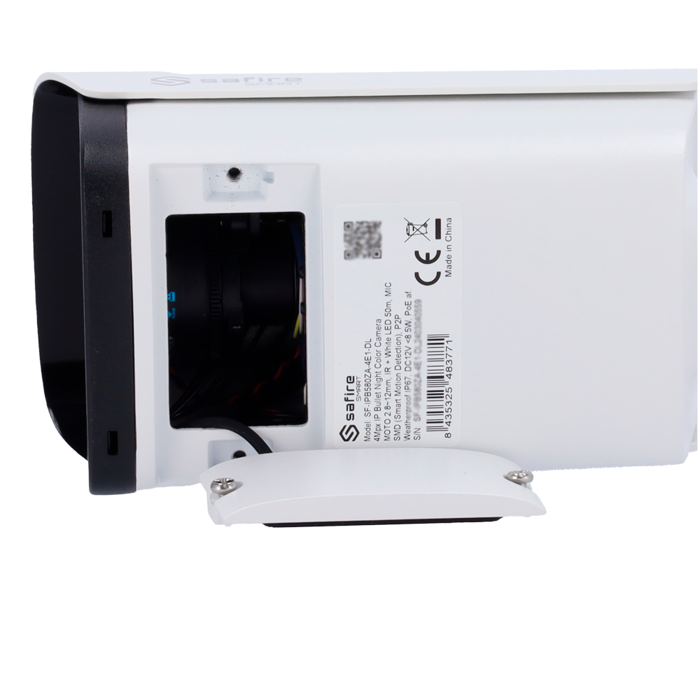 Safire Cámara Bullet IP gama E1 Inteligencia Artificial SF-IPB580ZA-8E1-DL