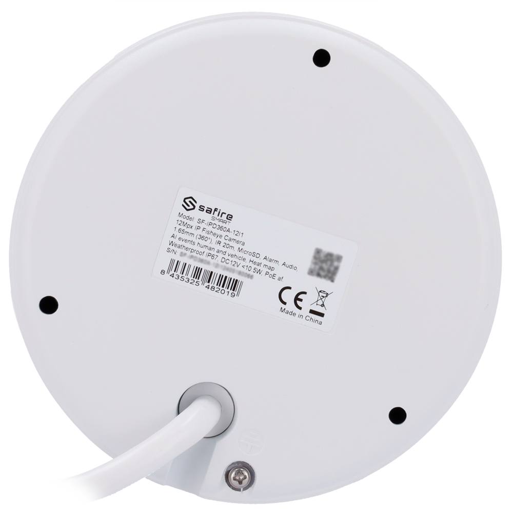 Safire Cámara Domo IP Fisheye gama I1 SF-IPD360A-12I1