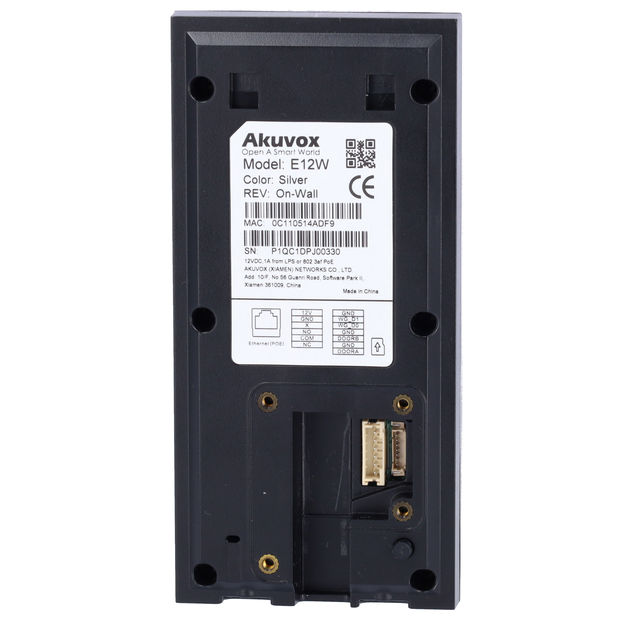 Akuvox Kit de domótica y videoportero Android AK-KIT-E12PS51-POE