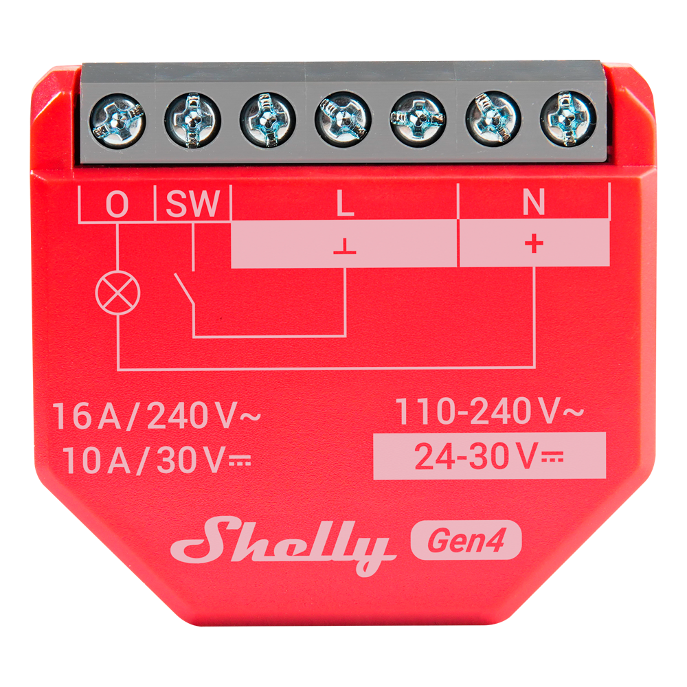 Shelly Relé 1PM Gen4 SH-1PM-GEN4