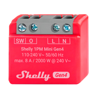 Shelly Relé 1PM Mini Gen4 SH-SL-1PM-MINI-GEN4