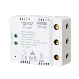 Shelly Relé Ogemray Smart 25A SH-OG-SMART-RELAY-25A