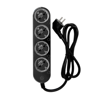 Shelly Power Strip 4 Gen4 Black SH-POWER-STRIP-4-GEN4-B