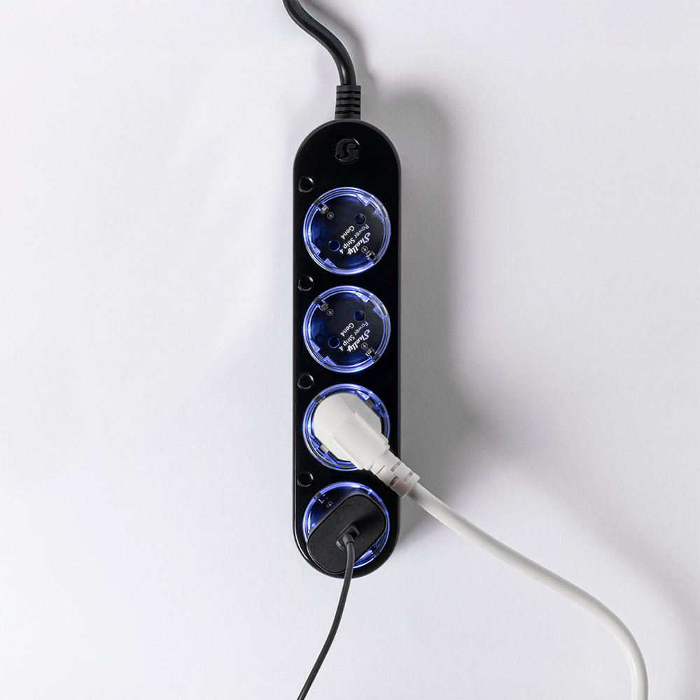 Shelly Power Strip 4 Gen4 Black SH-POWER-STRIP-4-GEN4-B