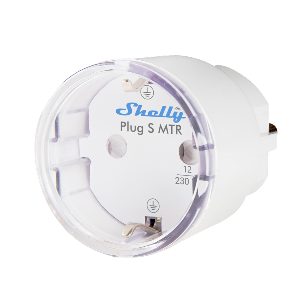 Shelly Plug S MTR Gen3 (White) SH-PLUG-S-MTR-GEN3-W