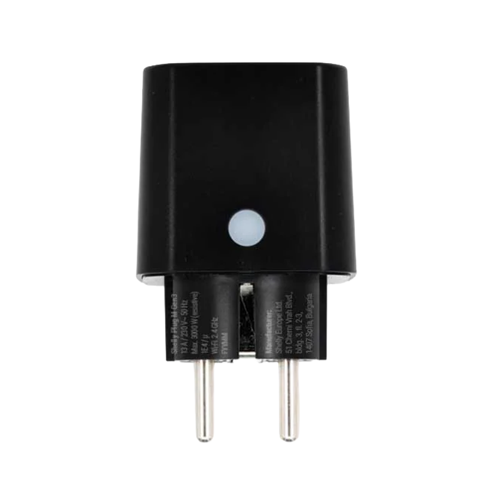 Shelly Plug M Gen3 (Negro) 2 Pcs SH-PLUG-M-GEN3-B-X2