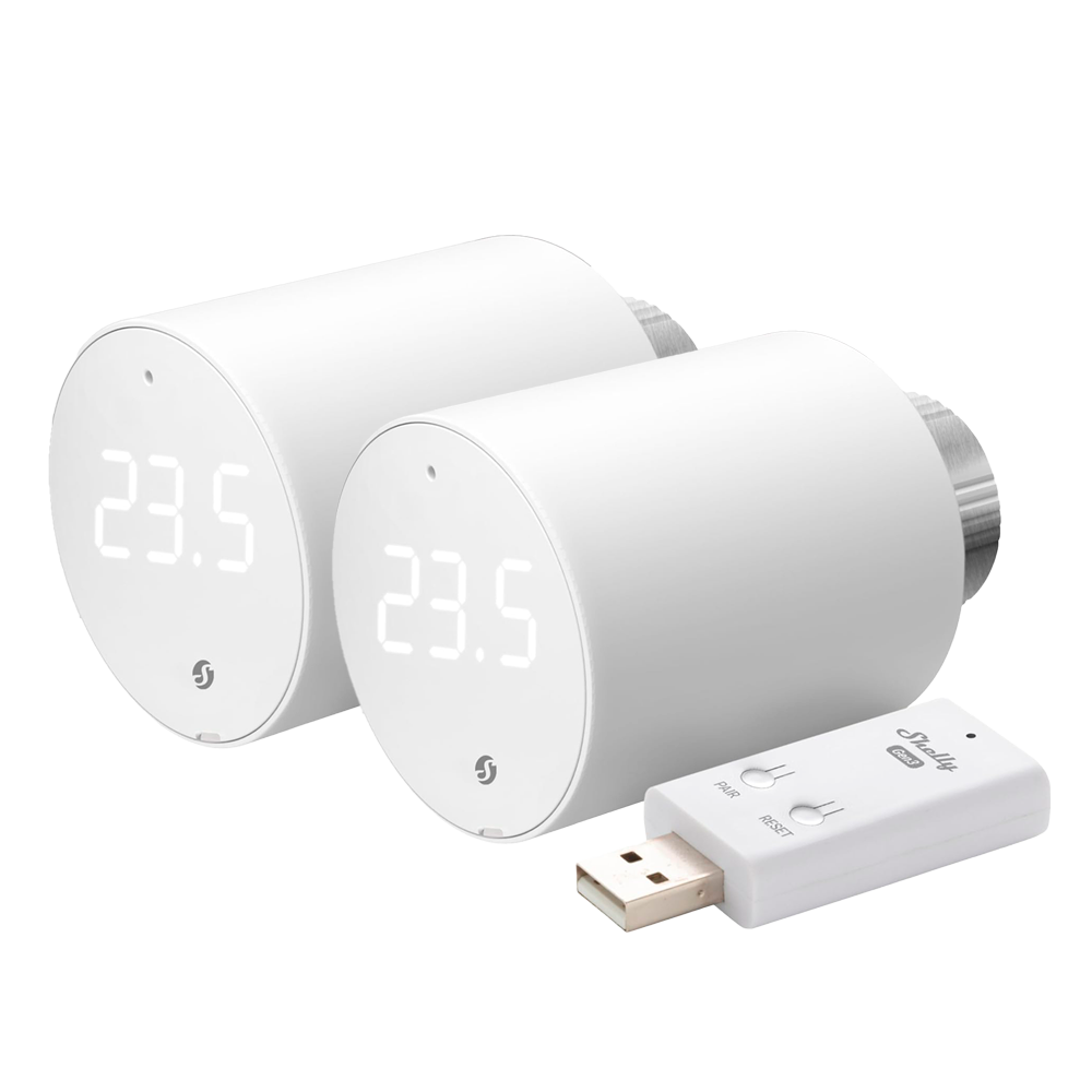 Shelly BLU TRV x2 + Blu Gateway Gen3 SH-BLU-TRVX2-SH-BLU-GATEWAY-GEN3