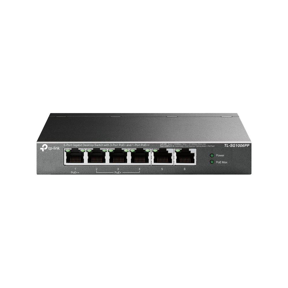 TP-Link Switch no gestionable Gigabit PoE TL-SG1006PP