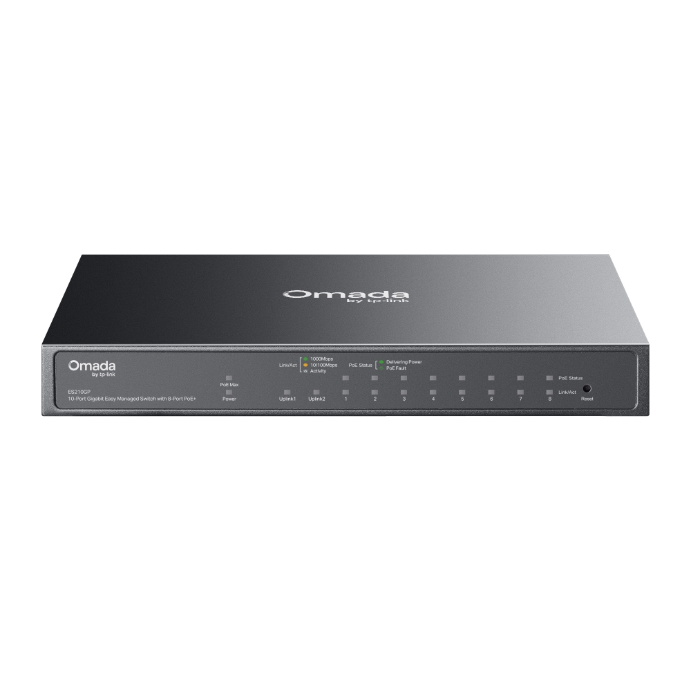 TP-Link Switch PoE+ gigabit Omada Easy Managed ES210GP