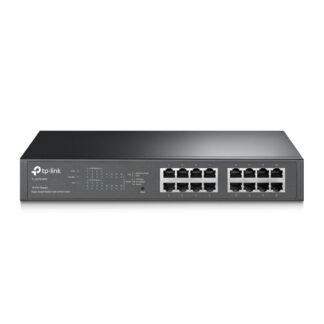 TP-Link Switch PoE+ Gigabit Easy Smart de 16 puertos con PoE+ de 8 puertos TL-SG1016PE