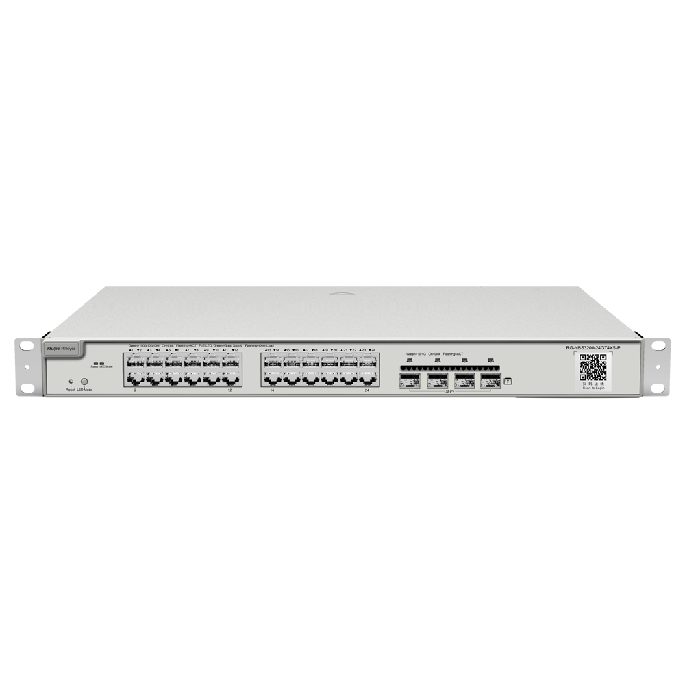 Reyee Ruijie Cloud Managed L2+ Switch RG-NBS3200-24GT4XS-P