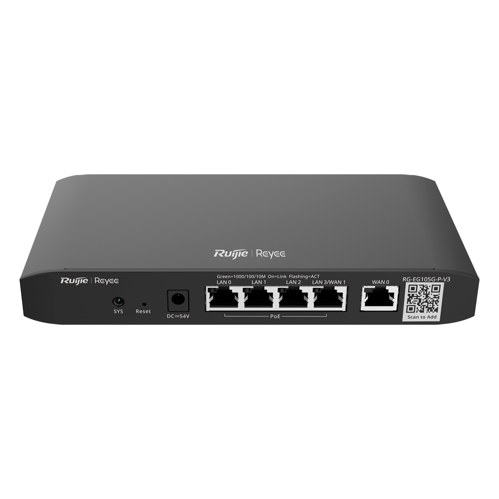Reyee Router PoE Controlador Cloud RG-EG105G-P-V3