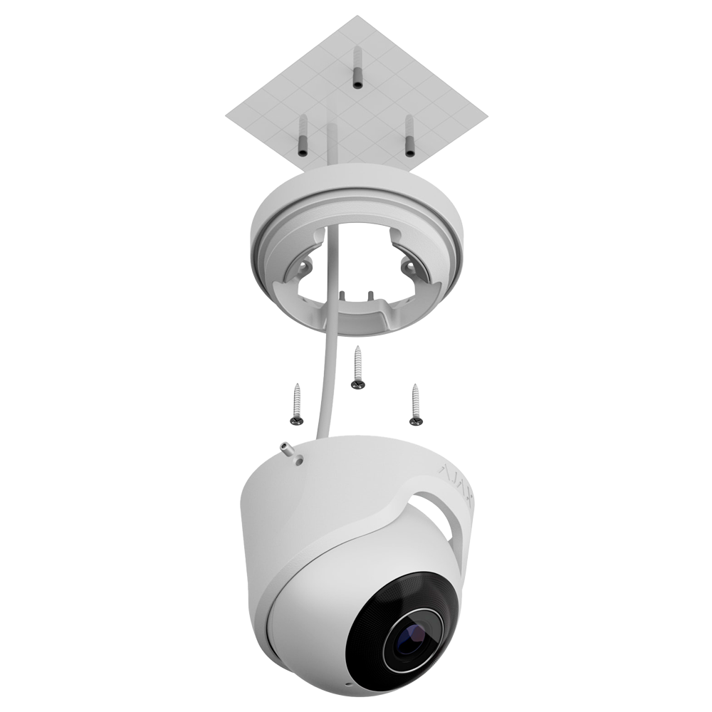 IP-камера Turret 5 Мп внутрішня/вулична біла — Ajax