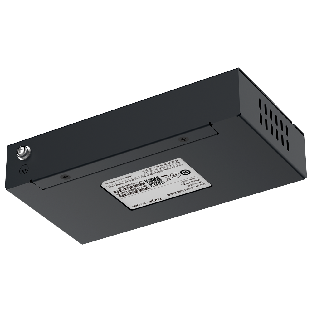 Switch de Sobremesa 5 Puertos RJ45 10/100/1000 Mbps Carcasa Metal - Reyee