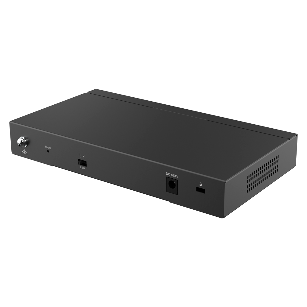 Керований PoE-комутатор, 8 портів PoE + 2 Uplink RJ45 + 1 SFP Combo — Reyee