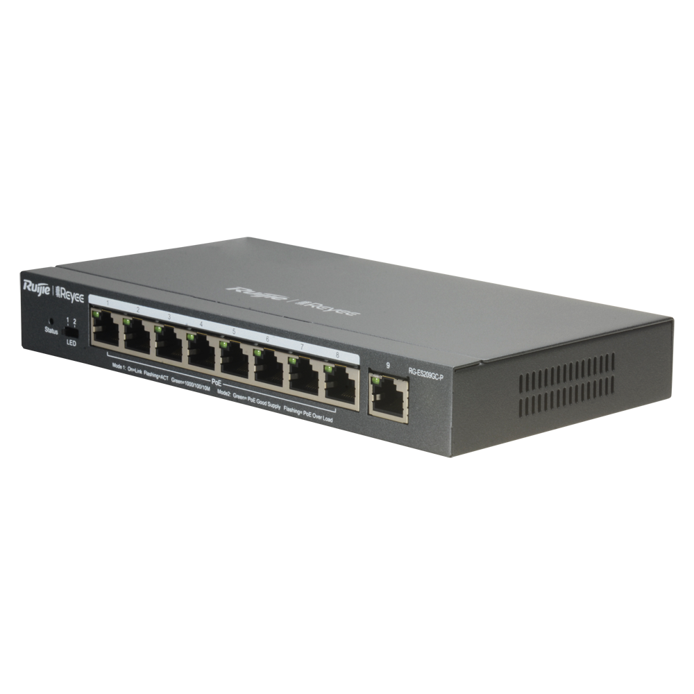 Switch 9 Puertos RJ45 - Reyee