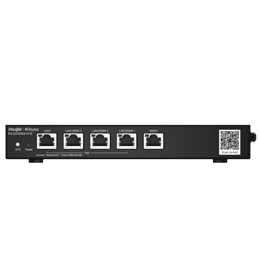 PoE Cloud Controller Router 4 PoE LAN Ports + 1 WAN Port - Reyee