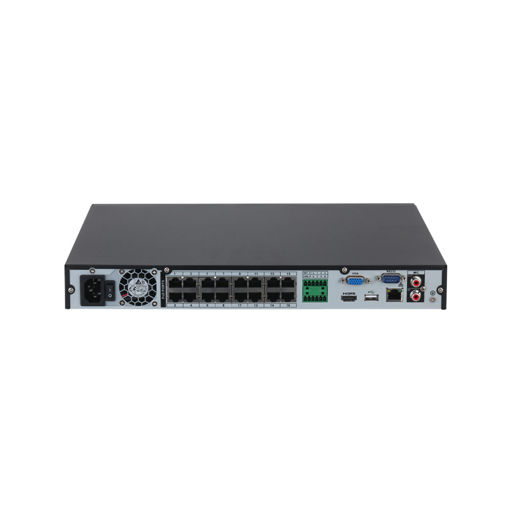 Dahua 16-канальний PoE IP NVR DHI-NVR4216-16P-4KS3