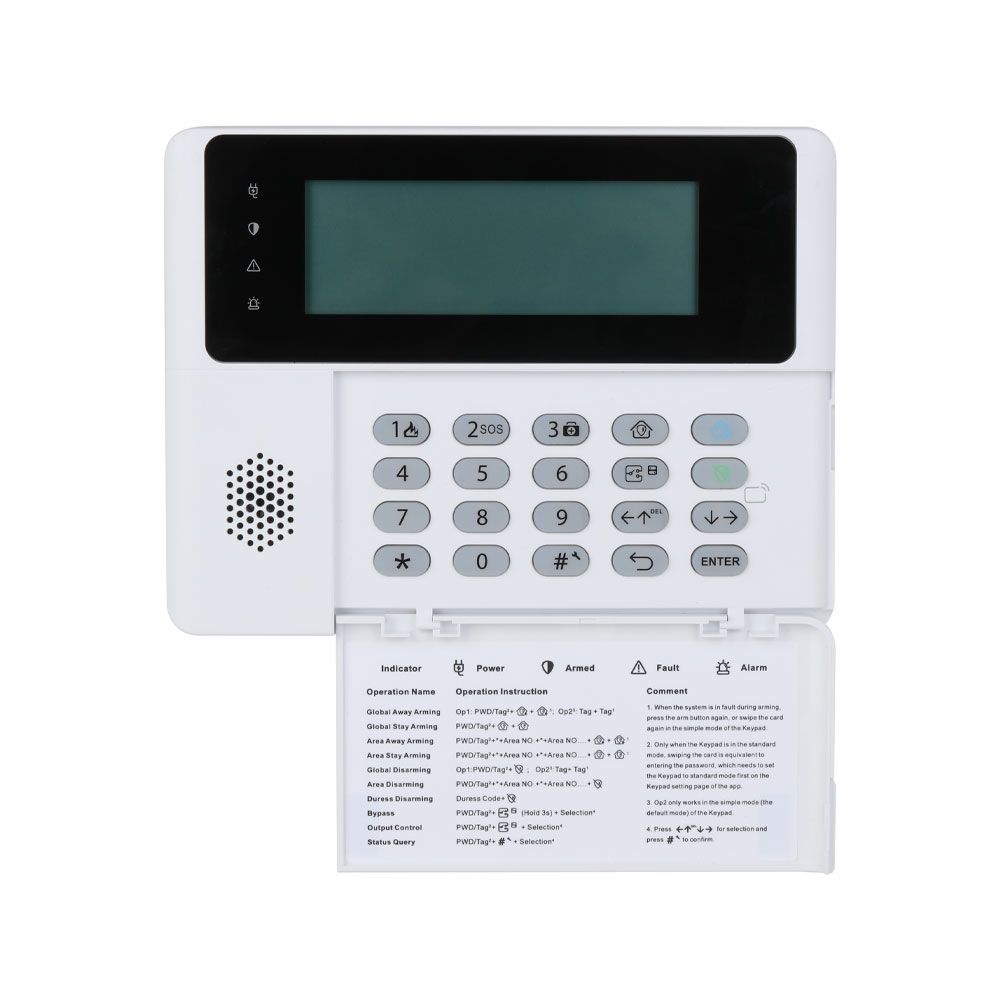 Dahua Бездротова LCD Клавіатура з Читачем IC/Desfire DHI-ARK30C-RW2(868)