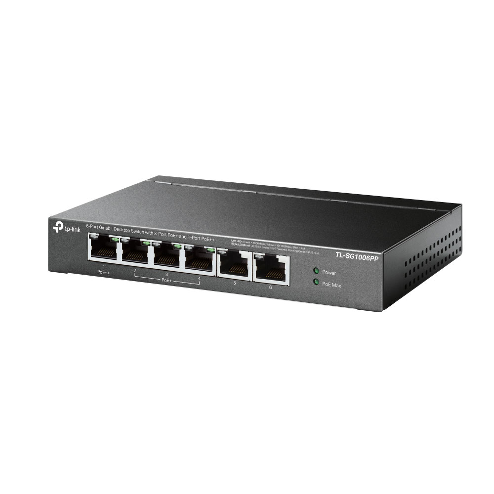 TP-Link Switch no gestionable Gigabit PoE TL-SG1006PP