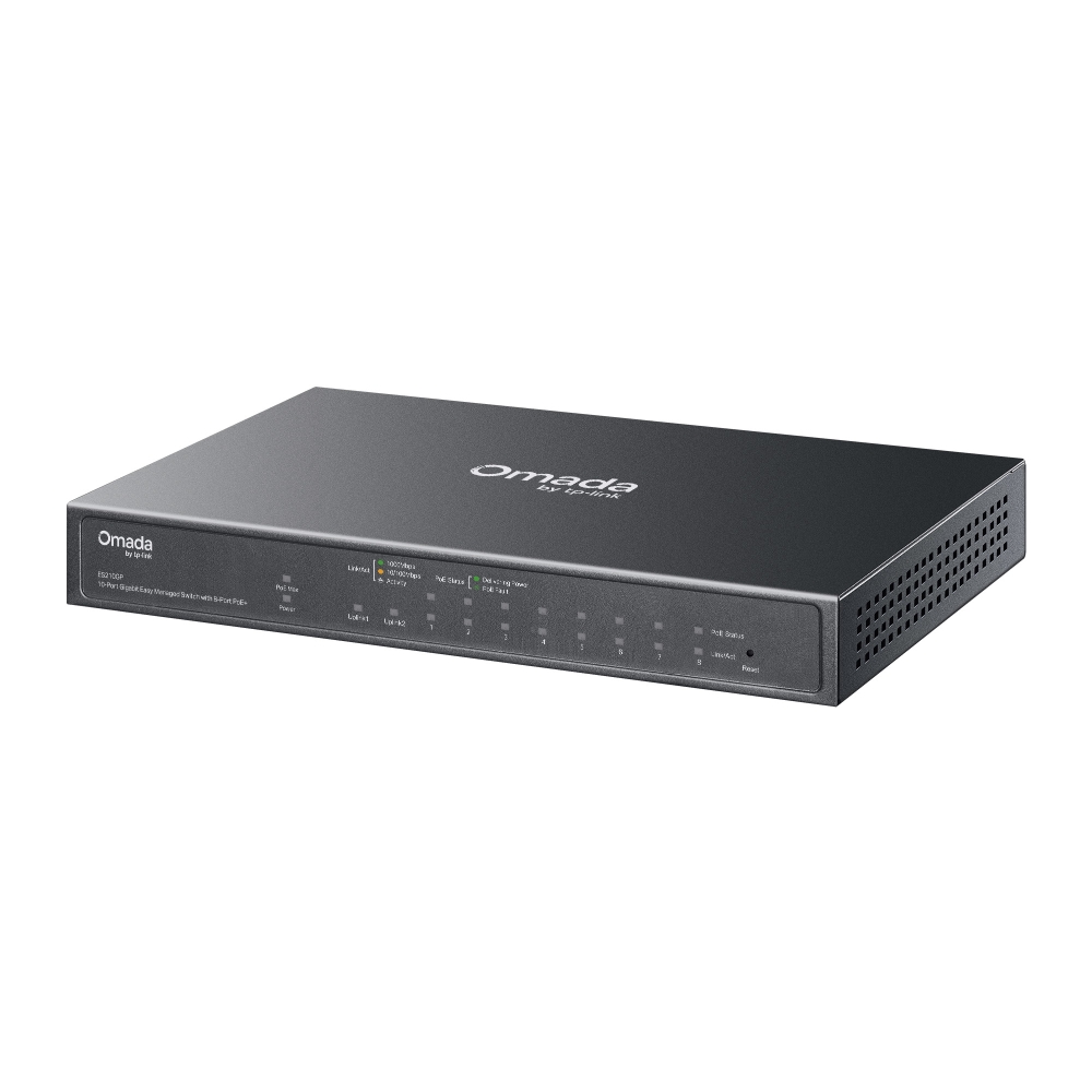 TP-Link Switch PoE+ gigabit Omada Easy Managed ES210GP