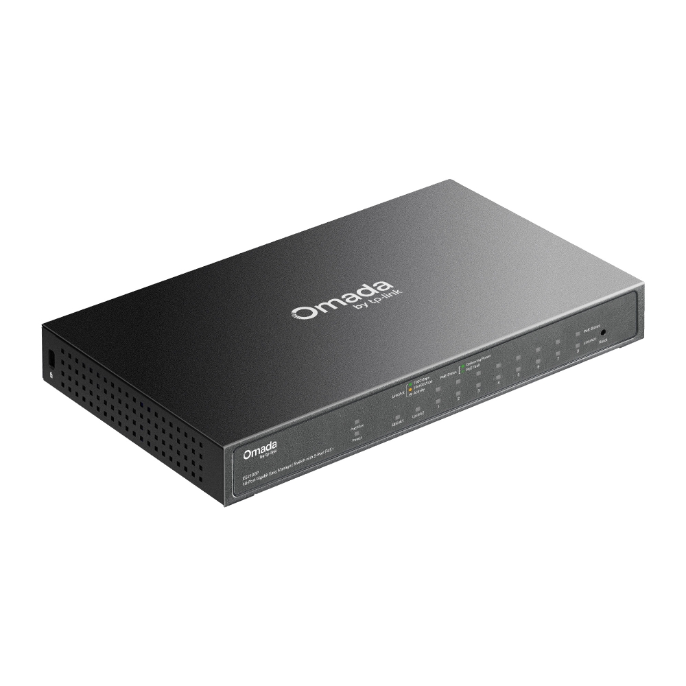 TP-Link Switch PoE+ gigabit Omada Easy Managed ES210GP