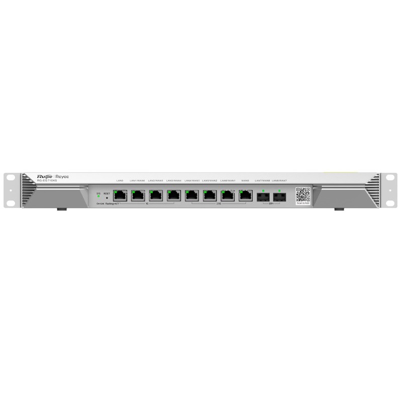 Reyee Router Controlador Gestionable 8 Puertos RJ45 + 2 SFP+ 10Gigabit