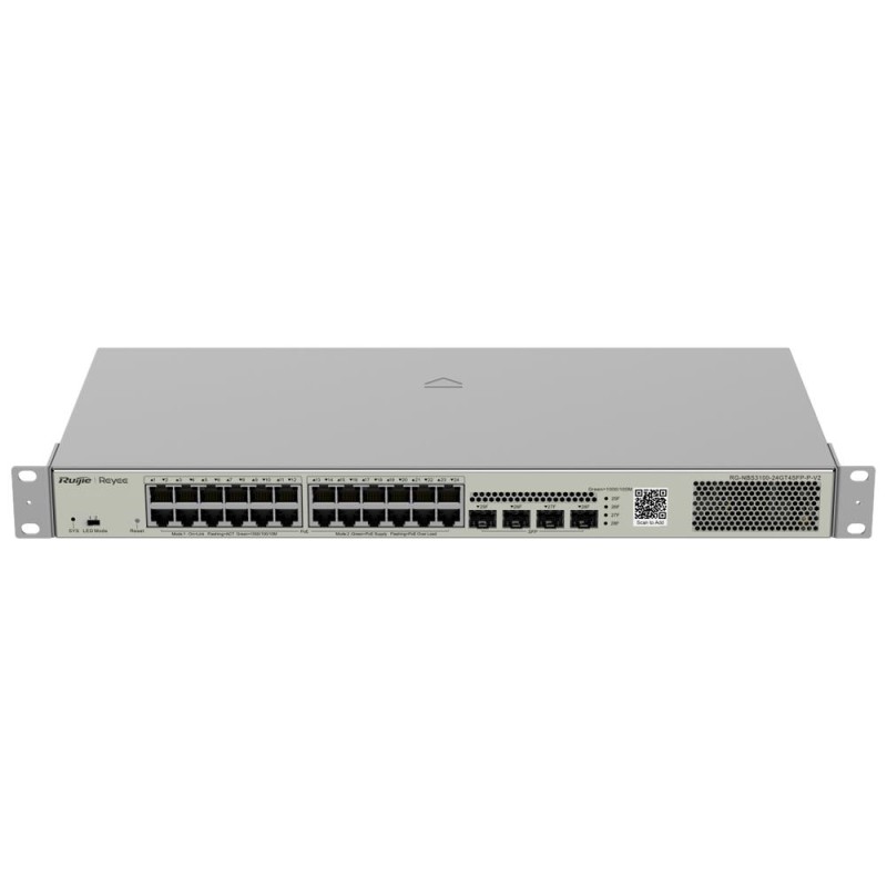 Reyee Switch Cloud Gestionable Capa 2 24 puertos RJ45 Gigabit + 4 SFP Gigabit
