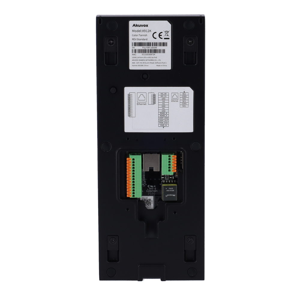 Akuvox IK08 Vandal-Resistant Surface-Mounted IP Video Intercom AK-X912K