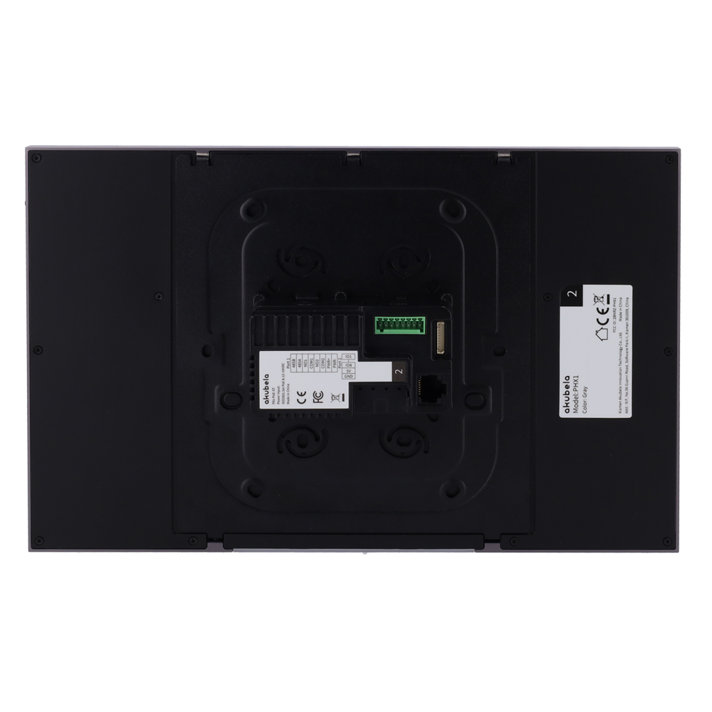 Монитор Akubela 12" Android 12 для видеодомофона и домашней автоматизации AK-PHX1-POE-ST